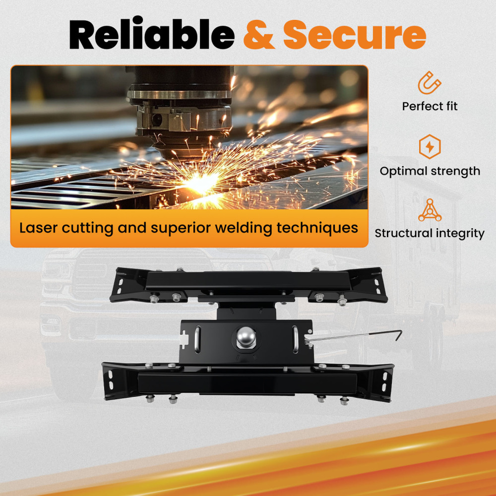 Gooseneck Trailer Hitch compatible for Chevy Silverado/GMC Sierra 2500HD/3500HD 2020-2025