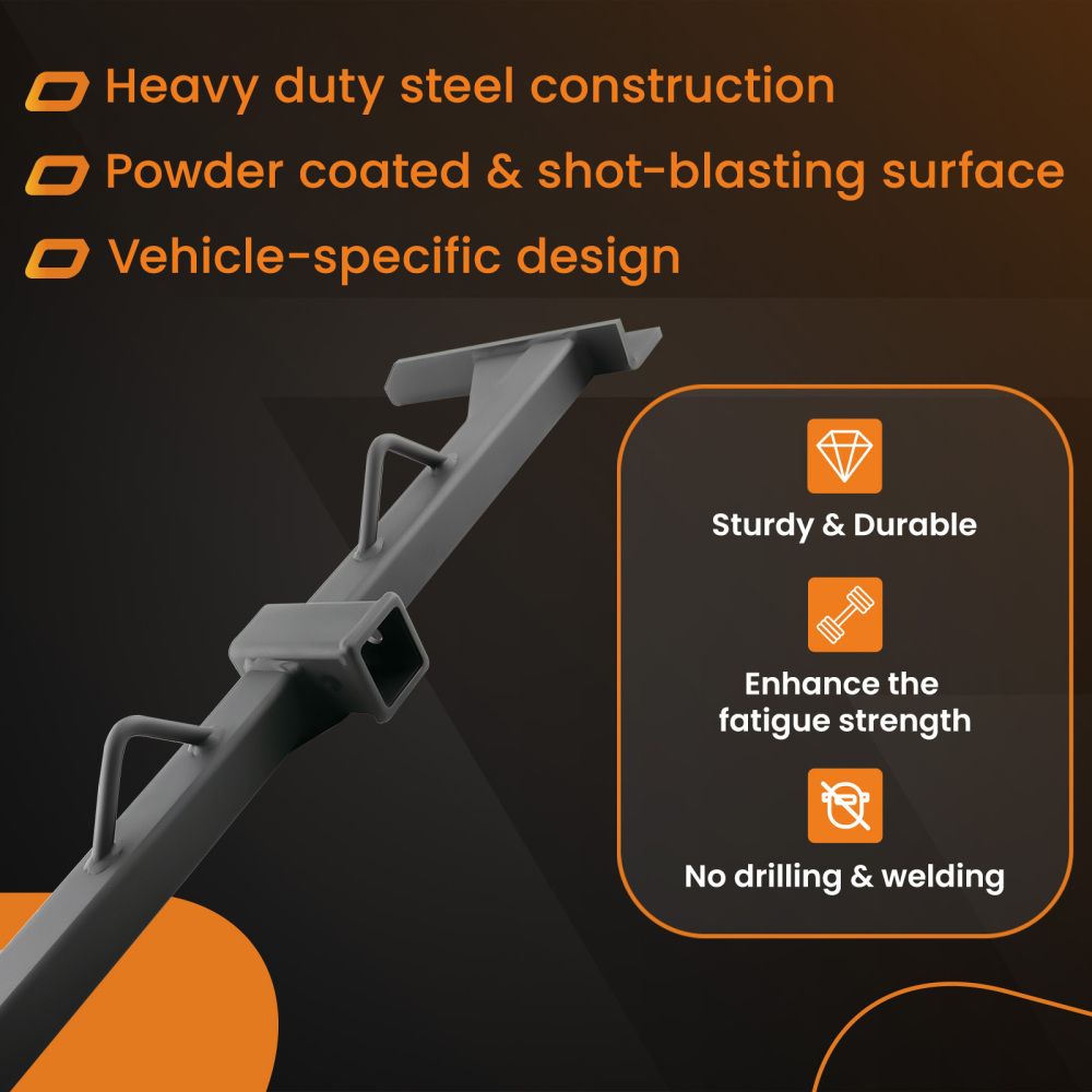 2 Inch Hidden Trailer Hitch for Chevrolet Silverado GMC Sierra 1500 1999-2006