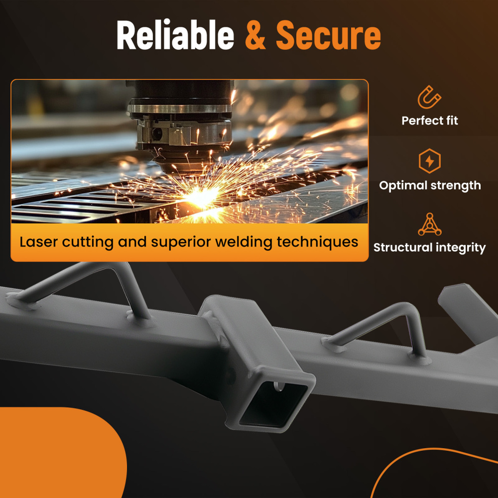 2 Inch Hidden Trailer Hitch for Chevrolet Silverado GMC Sierra 1500 1999-2006