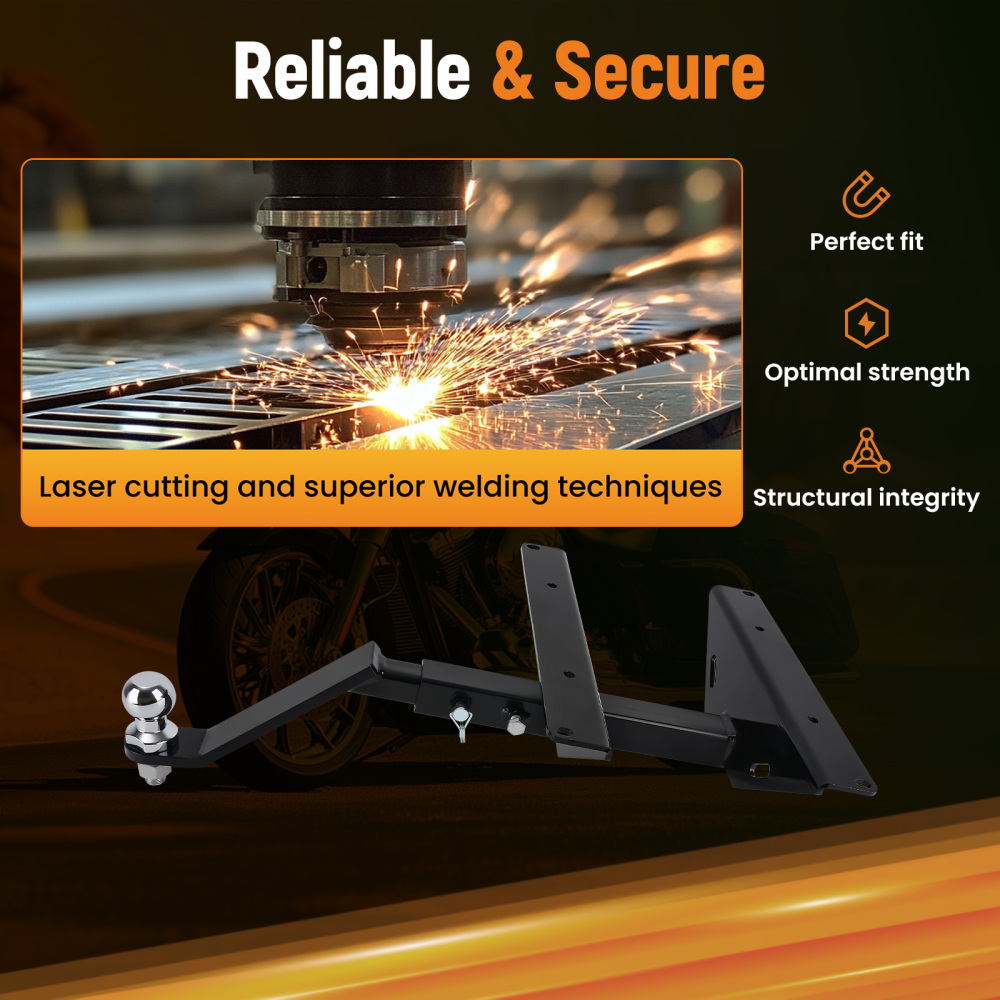 Motorcycle Trailer Hitch compatible for Harley Davidson Tri-Glide and Freewheeler 2011 -