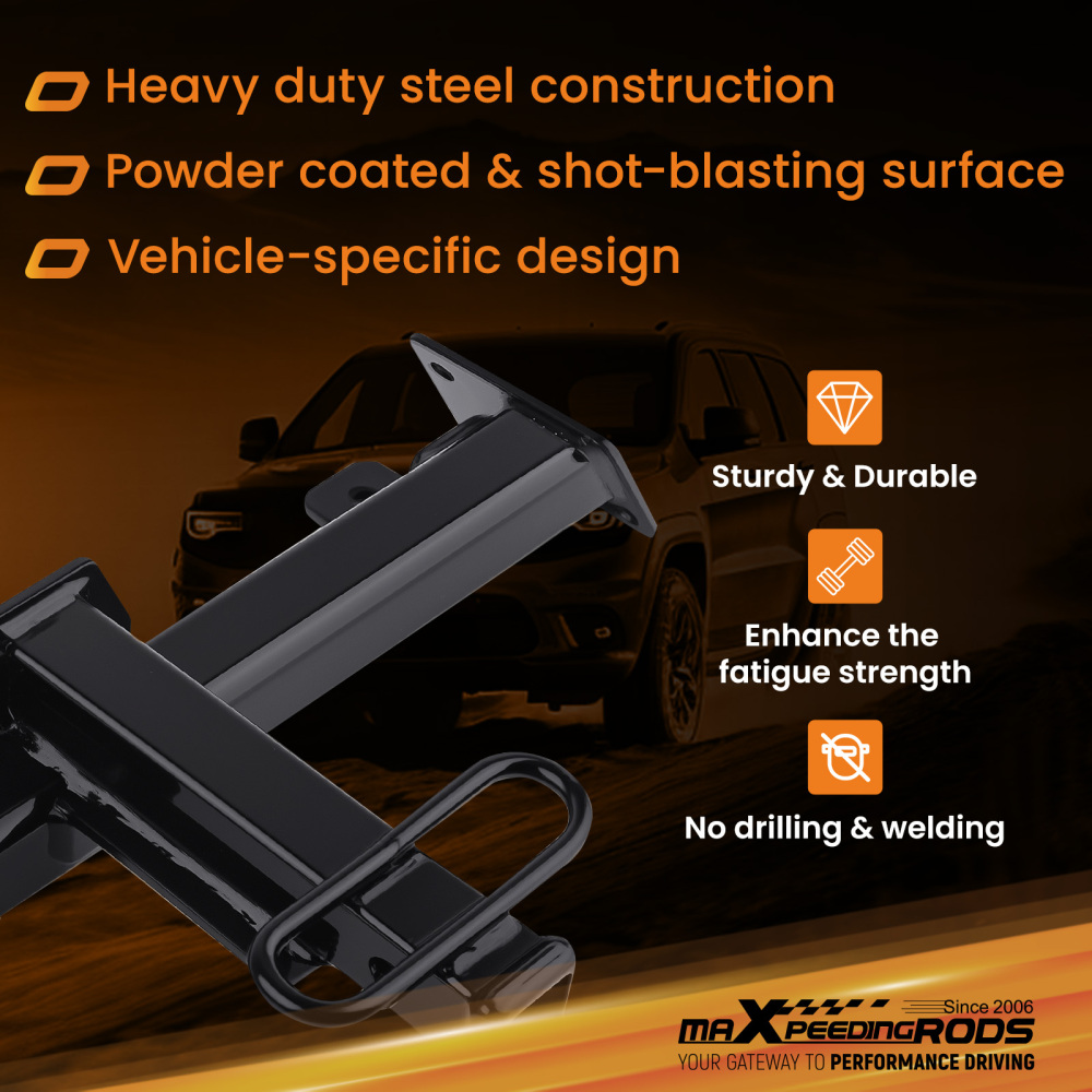 1-1/4 Class 2 Mount compatible for Chevrolet Impala 2000-2016 Powder Coated Steel