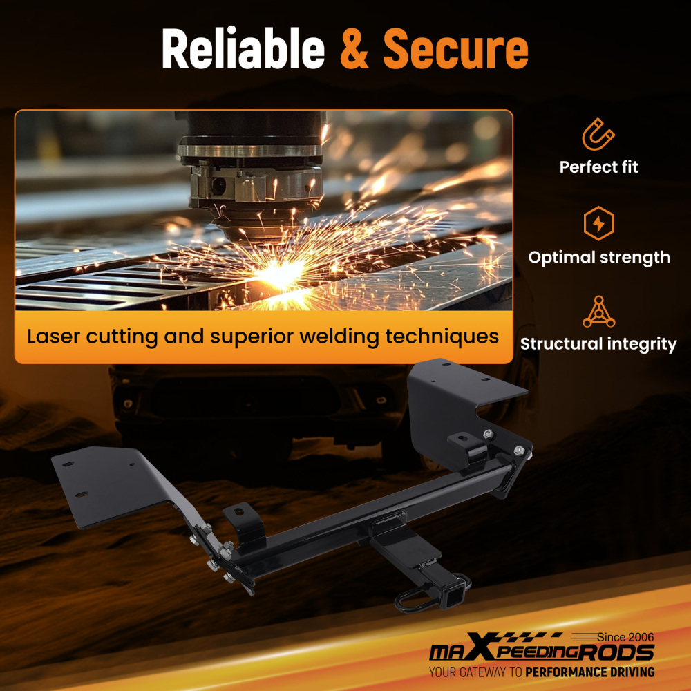 1-1/4 Class 2 Mount compatible for Chevrolet Impala 2000-2016 Powder Coated Steel