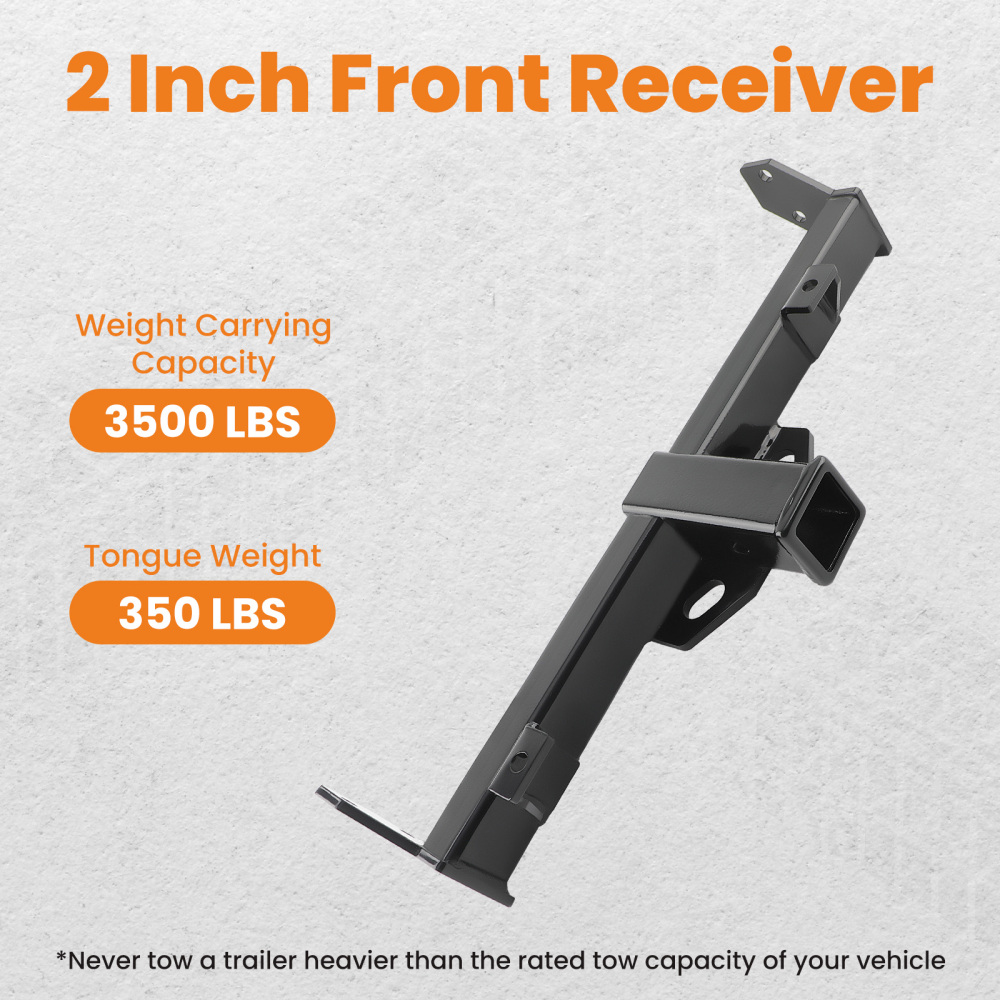 Class 3 Trailer Tow Hitch 2 Receiver compatible for Jeep Wrangler 07-17 Wrangler JK 18