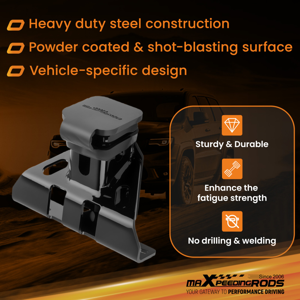 2 ATV Receiver Hitch compatible for Kawasaki Brute Force 650 750 4x4i 2005-2024 Steel