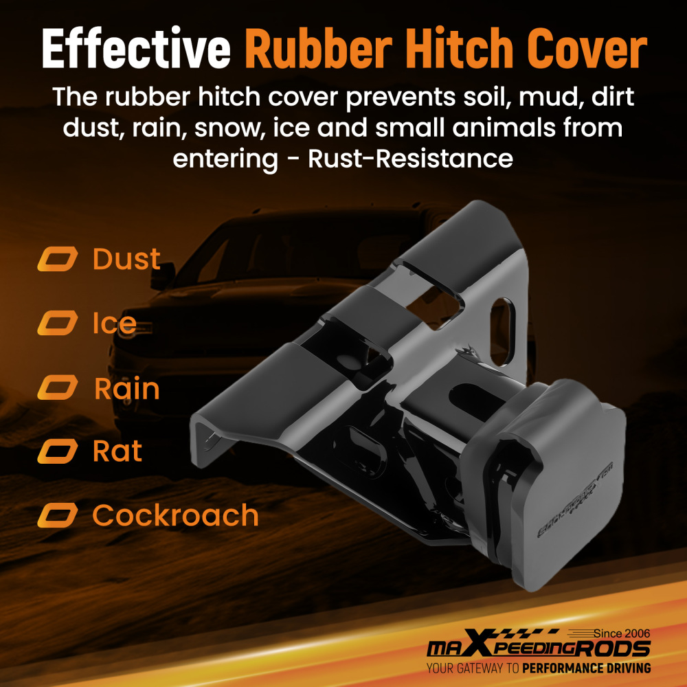 2 ATV Receiver Hitch compatible for Kawasaki Brute Force 650 750 4x4i 2005-2024 Steel