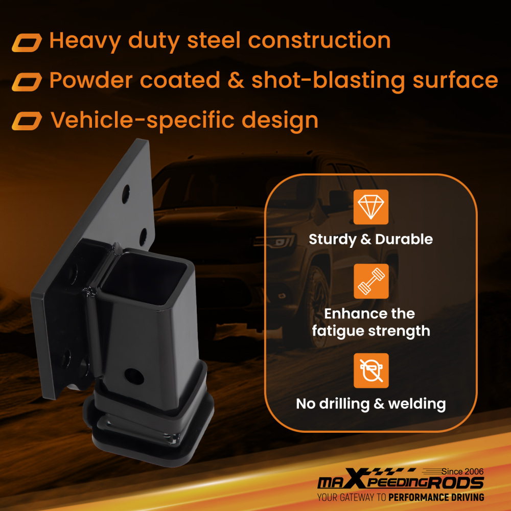 2Rear Trailer Hitch Receiver Bracket Plate compatible for Kubota BX 2380 BX 2680 BX 1880