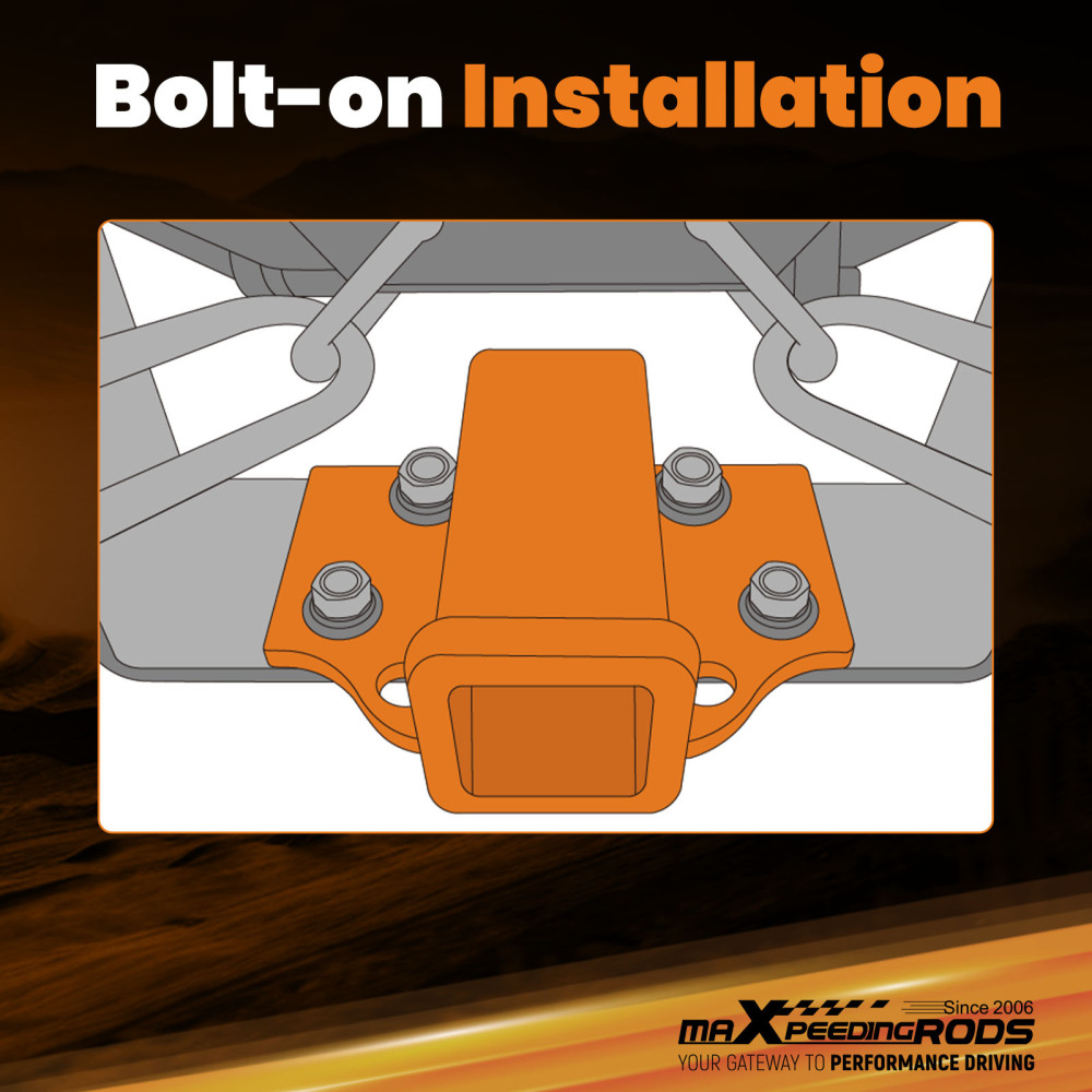 2Rear Trailer Hitch Receiver Bracket Plate compatible for Kubota BX 2380 BX 2680 BX 1880