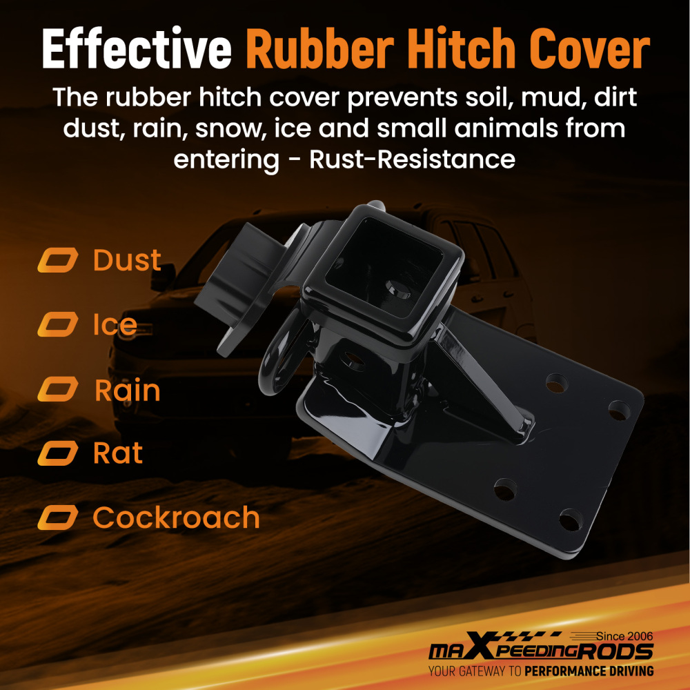 Class 3 Rear Hitch compatible for Mitsubishi Montero 1992-00 2 Receiver Tube Carbon Steel