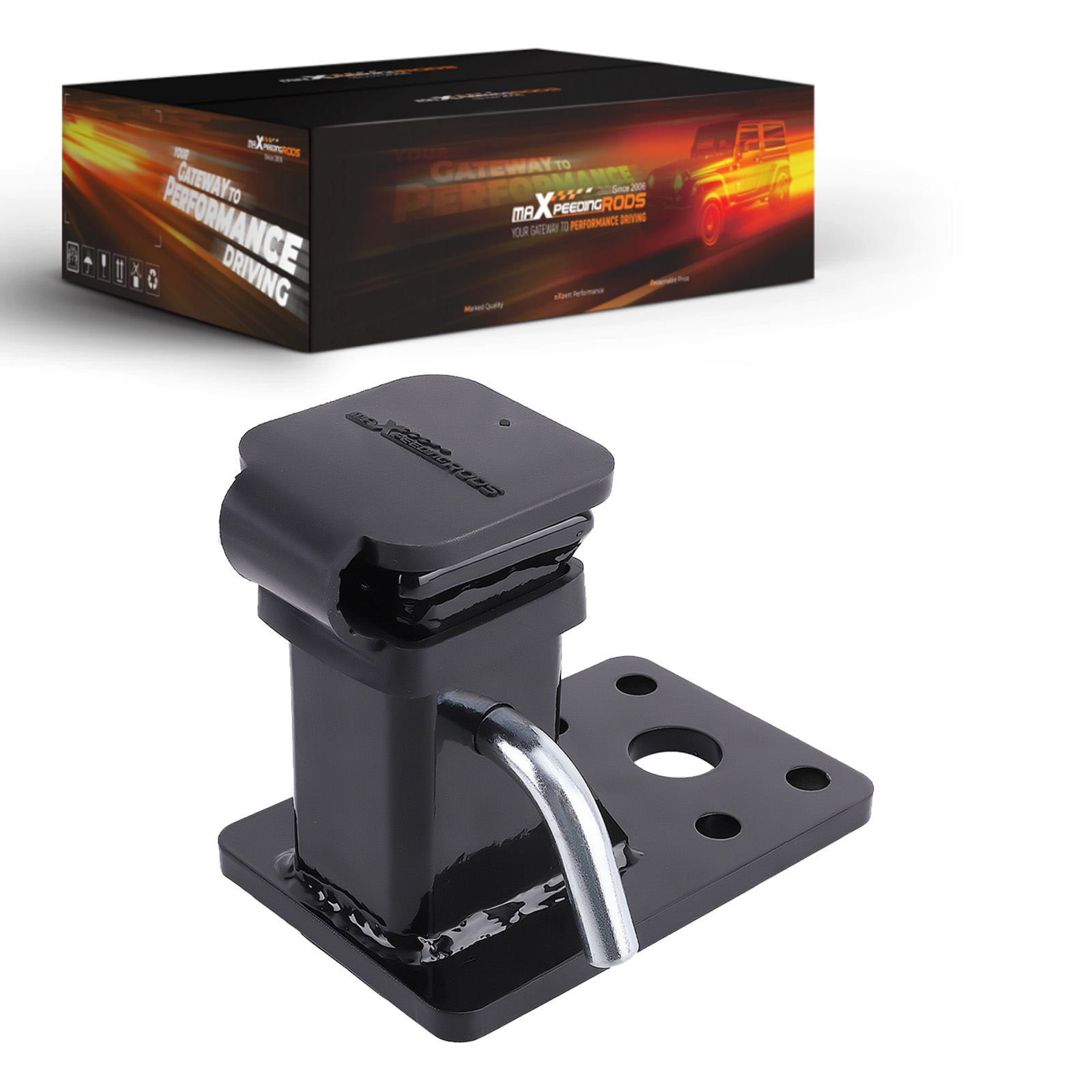 2 Rear Trailer Hitch Kit for M998 M151A1 Multipurpose Wheeled Vehicle Steel