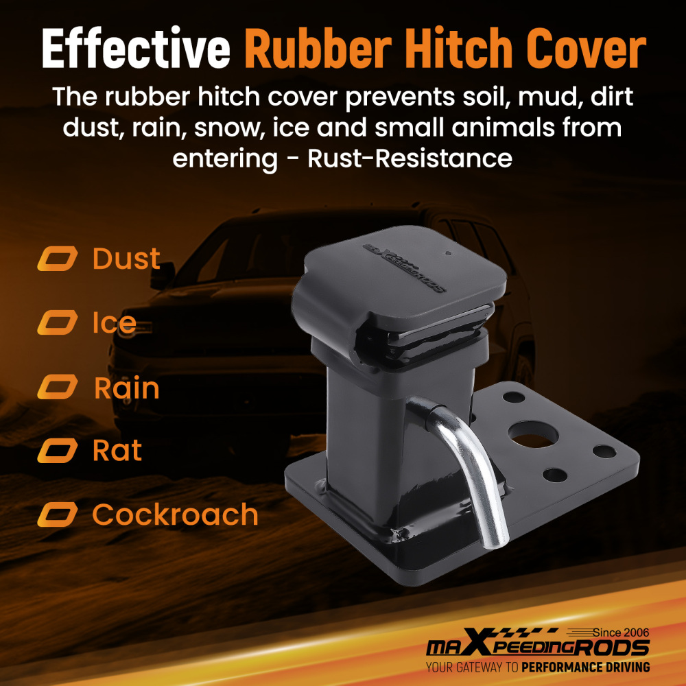 2 Rear Trailer Hitch Kit for M998 M151A1 Multipurpose Wheeled Vehicle Steel