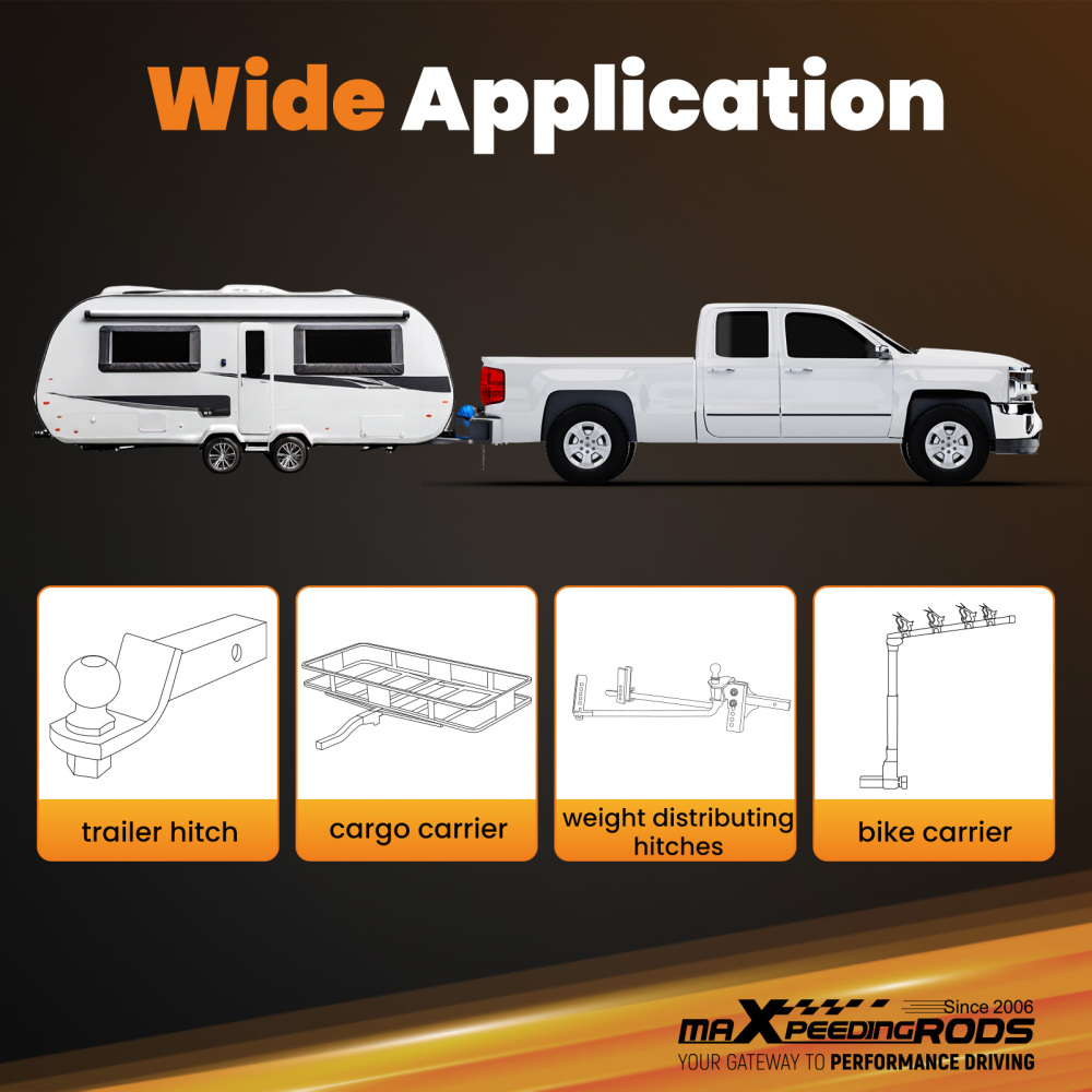 2 Rear Hitch Receiver For Palisade/Telluride 20-25 Class 3 5000lb GTW Tow