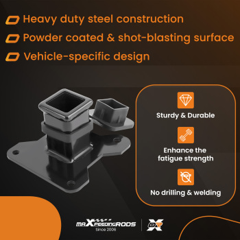 2Rear Trailer Hitch compatible for Polaris RZR XP 1000 / XP 4 1000 2014-2022