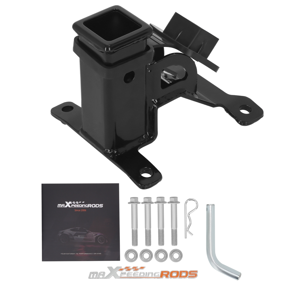 2Inch Trailer Hitch Kit compatible for Polaris RZR PRO XP / 4 2020+ Bolt-On Black