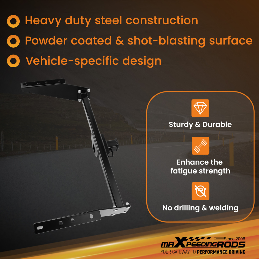 Trailer Hitch Receiver 2 Class 3 compatible for Chevy Astro compatible for GMC Safari 1985-2005 4000lbs