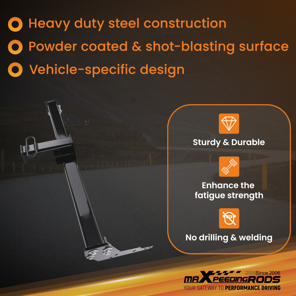 Rear Trailer Hitch Receiver compatible for Chevrolet S10 compatible for GMC Sonoma 1983-2004 Class 3 2