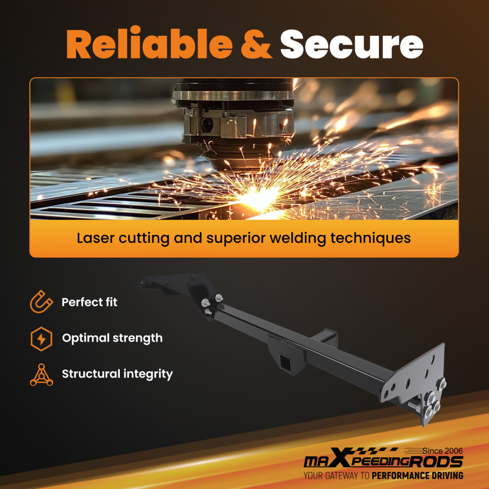 Rear Trailer Hitch Receiver compatible for Chevrolet S10 compatible for GMC Sonoma 1983-2004 Class 3 2