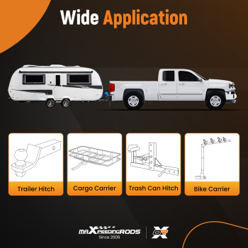 2 Trailer Tow Hitch Kit compatible for Suzuki King Quad Eiger Vinson 2002-2018