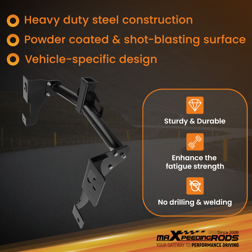 Rear Trailer Hitch Receiver compatible for Subaru Outback/ Legacy 2020-2025 2 Class 4