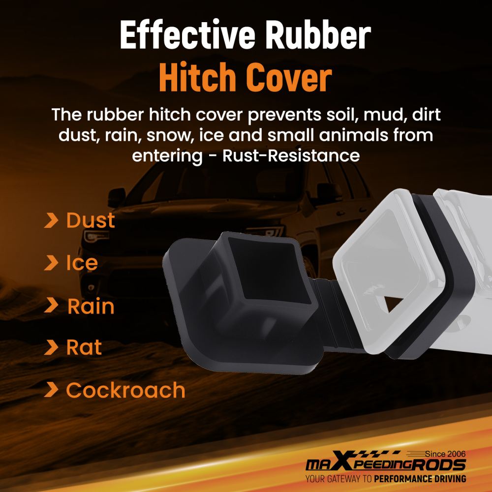 2 ATV Hitch compatible for Honda Rancher TRX350 TRX400 TRX420 2000-24 Steel Powder Coated