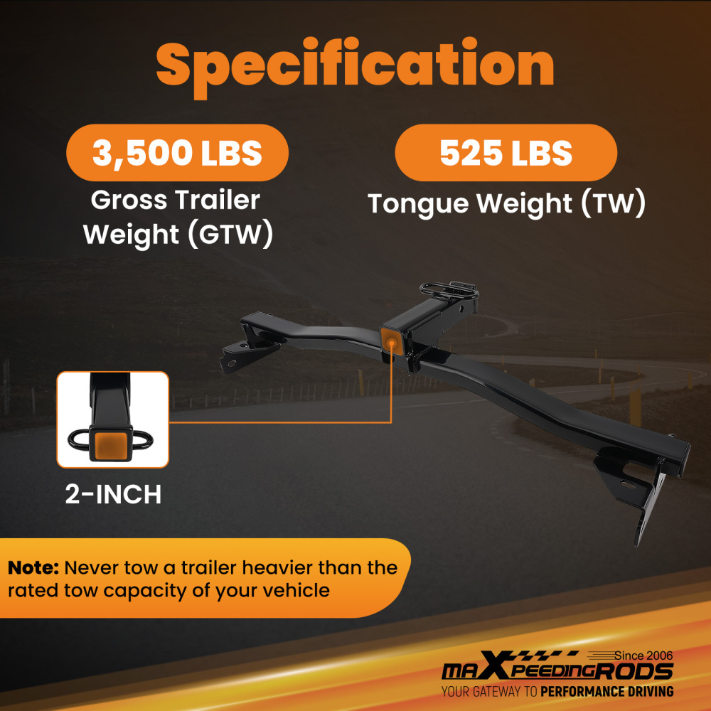 Trailer Hitch Receiver compatible for Hyundai Tucson compatible for Kia Sportage 2022-2025 2 3500lbs