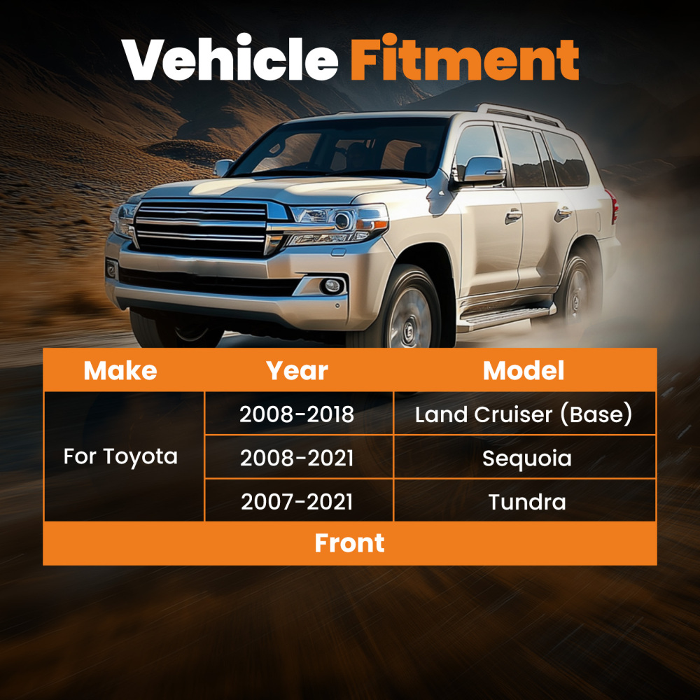 2 Class 3 Front Hitch compatible for Toyota Sequoia Land Cruiser 2008-2021 750lbs TW