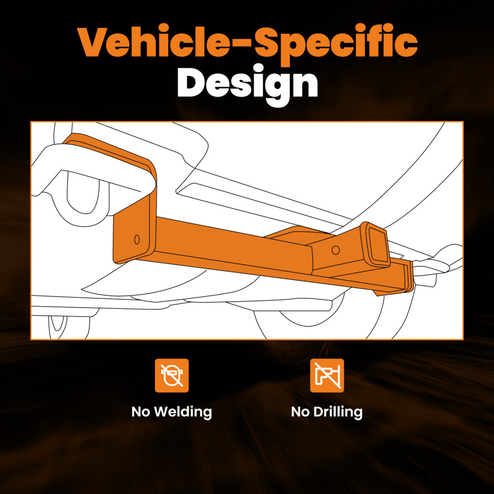 2 Class 3 Front Hitch compatible for Toyota Sequoia Land Cruiser 2008-2021 750lbs TW