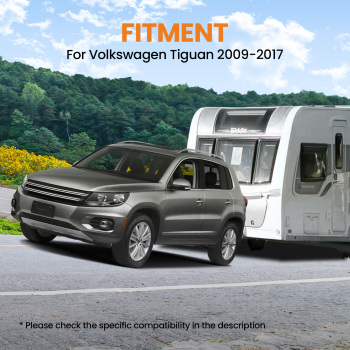 2 Rear Trailer Tow Hitch Receiver Kit compatible for Volkswagen Tiguan 2009-2017 Class 3