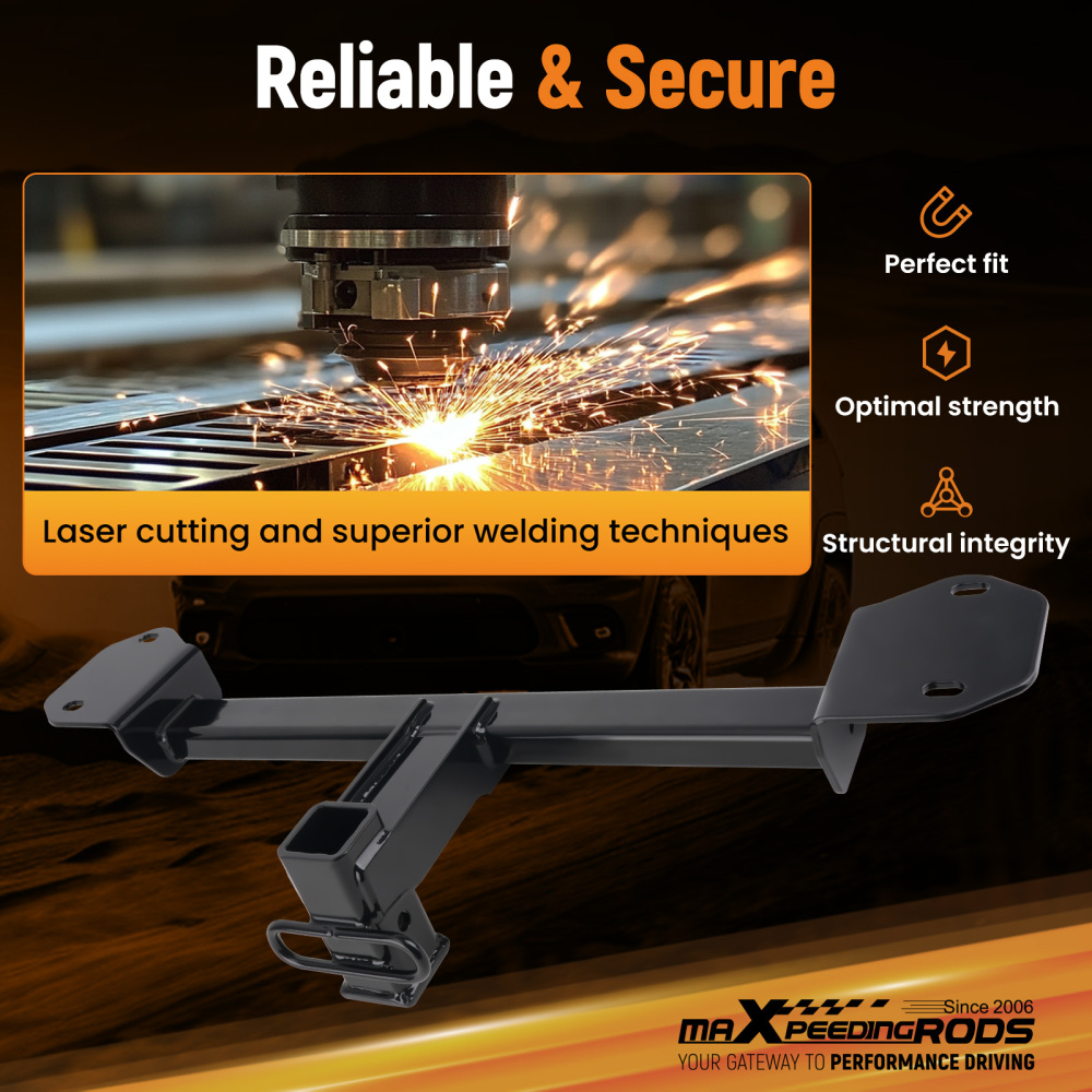 Trailer Hitch 2 Class 3 Receiver compatible for BMW X3 2011-2024 X4 2019-2024 5000lbs Rear