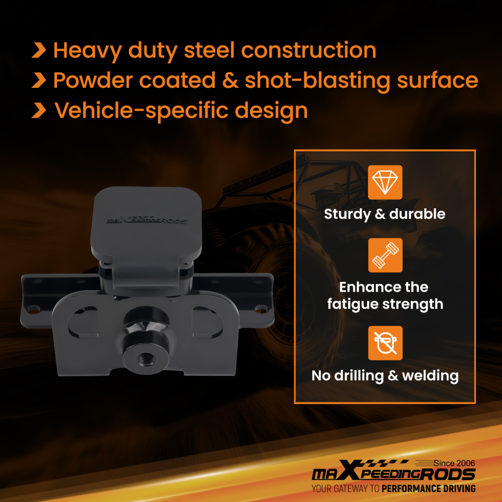 Rear Mount Trailer Hitch compatible for Yamaha Grizzly 700 4x4 2007-2019 2 Receiver