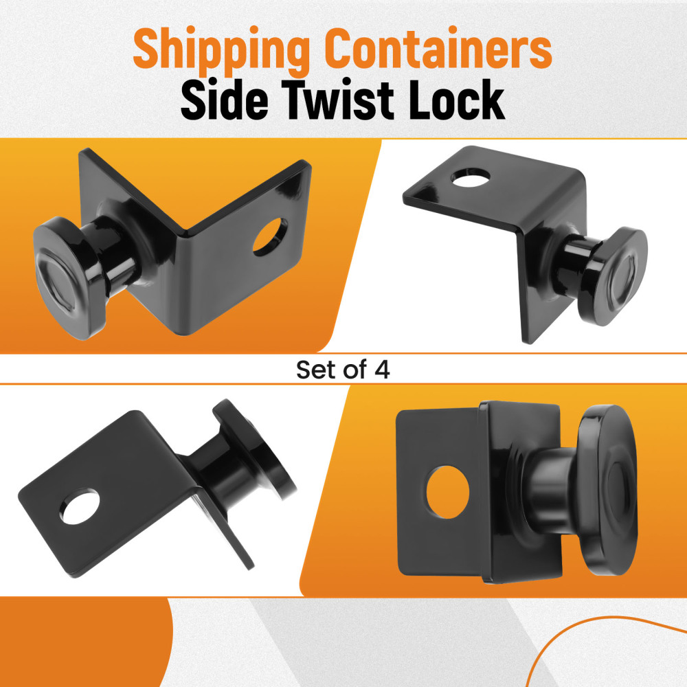 4x Container Fixed Anchors Twist Lock Shipping Container Anchors US