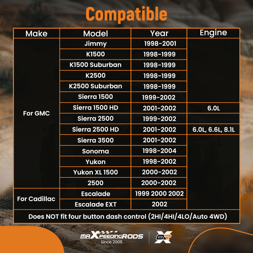 Transfer compatible for Case Shift Encoder Motor compatible for Chevrolet Silverado compatible for GMC Sierra 1500 K1500