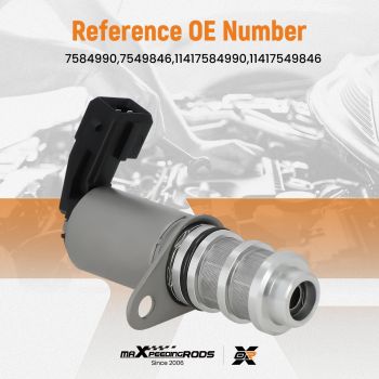 Solenoid valve oil pressure valve compatible for BMW 3 Series E90 E91 E92 E93 316i 318i 320i 2007-2013