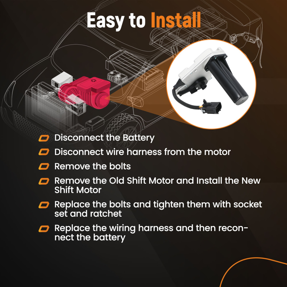 Transfer compatible for Case Shift Actuator Motor compatible for Chevrolet Dodge Ram 1500 compatible for GMC 600-910