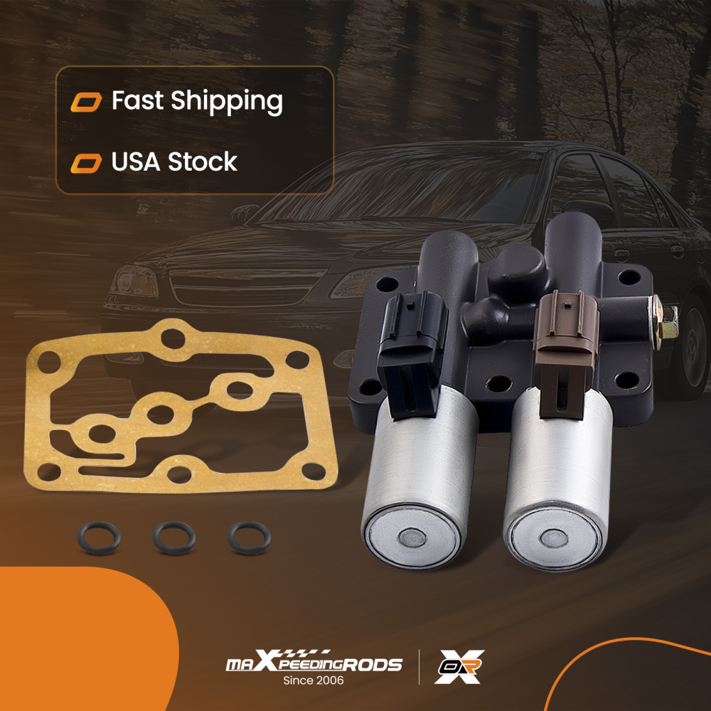 New Transmission Dual Linear Shift Solenoid with gasket compatible for Honda Acura 1998 +