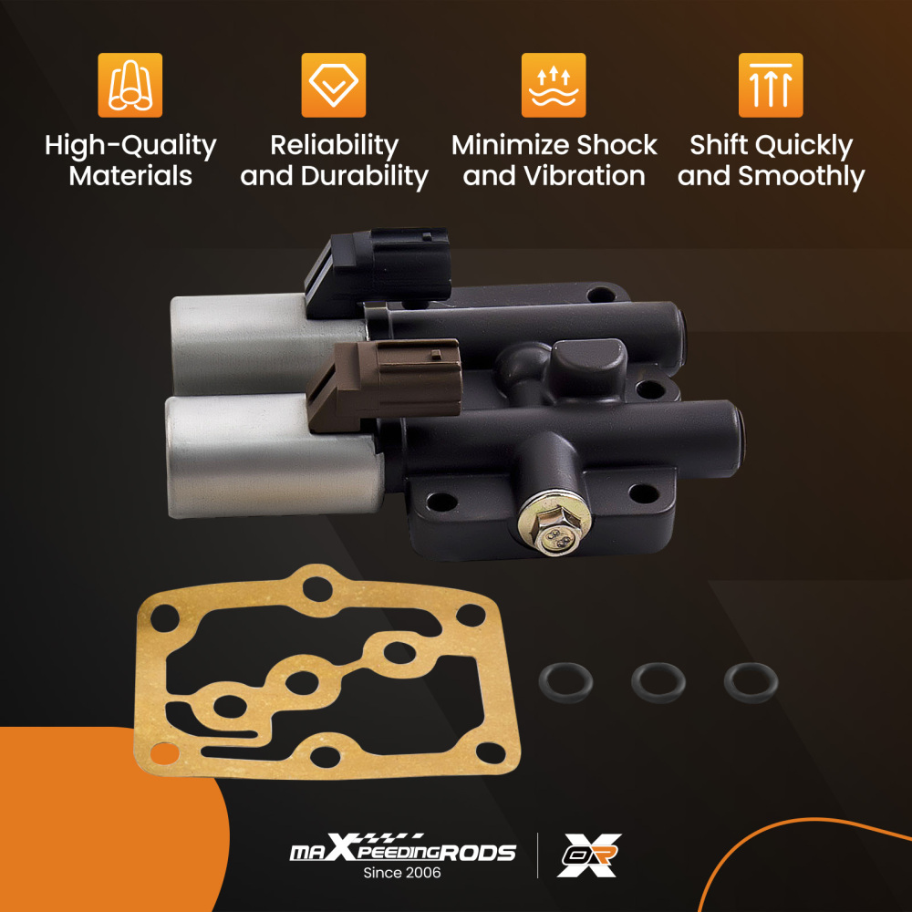 New Transmission Dual Linear Shift Solenoid with gasket compatible for Honda Acura 1998 +