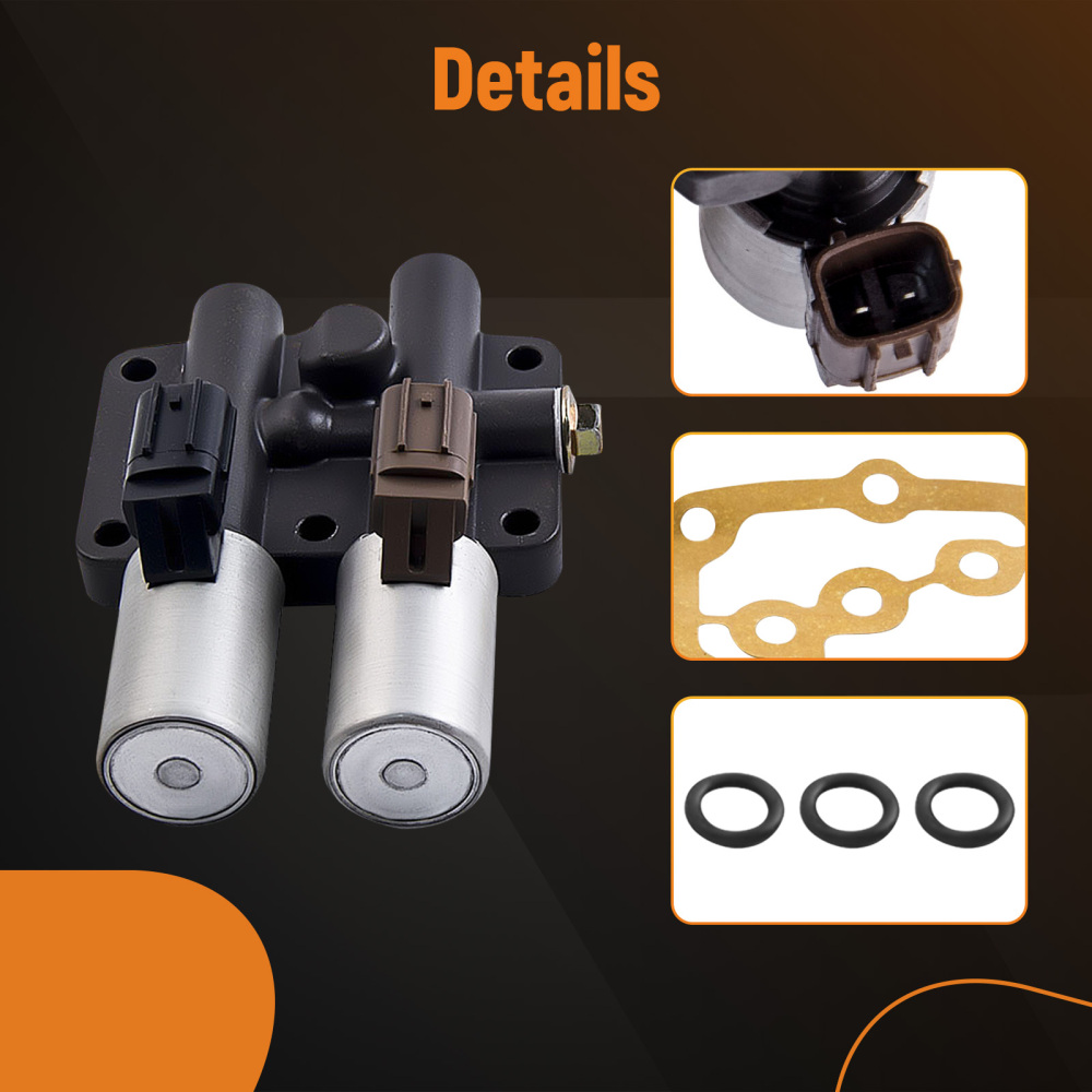 New Transmission Dual Linear Shift Solenoid with gasket compatible for Honda Acura 1998 +