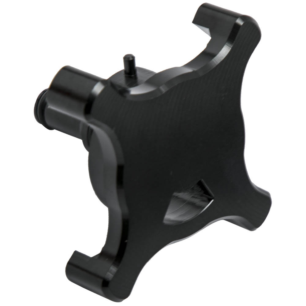 Aluminum Billet Diesel Fuel Drain Valve SE compatible for Ford Powerstroke 6.7L 2017-2020