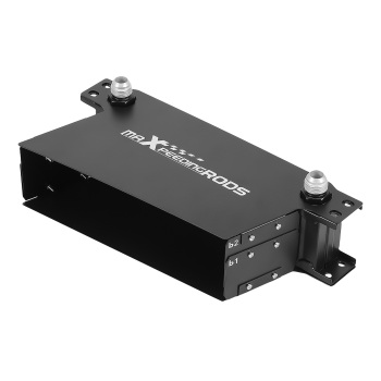 10-Row Engine Oil Cooler Kit AN10 Universal Fit with Thermostatic Control System