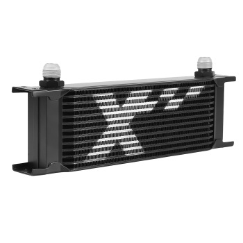 13 Row Transmission Oil Cooler Kit Universal 10 AN Aluminum Engine Cooler Black
