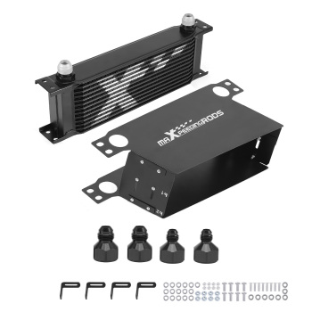 Kit Radiatore Olio 13 File Universale Alluminio con Adattatori AN10 AN8 AN6