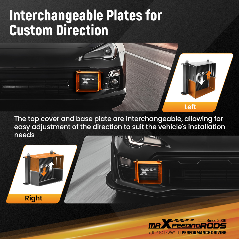 Kit Refrigeratore Olio 25 Righe AN10 Universale Termostato Adattatore M20 3/4