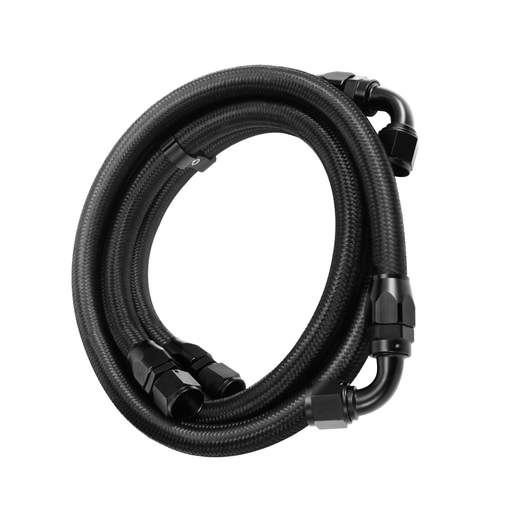 Universal 25 Row Engine Oil Cooler Kit AN10 Aluminium with Thermostatic Adapter