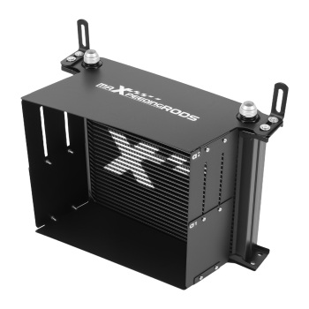 30 Row Universal Engine Oil Cooler Kit AN10 Aluminium Transmission Radiator Set