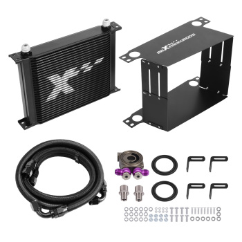 Trasmissione Radiatore Olio 30 Righe AN10 Universale + Deflettore Aria Alluminio