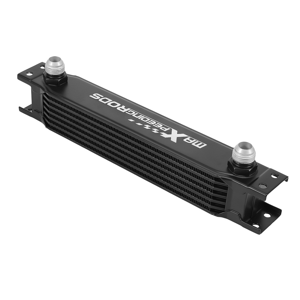 Refroidisseur Huile Transmission Universel 7 ROW Aluminium Kit AN10 Adaptateurs