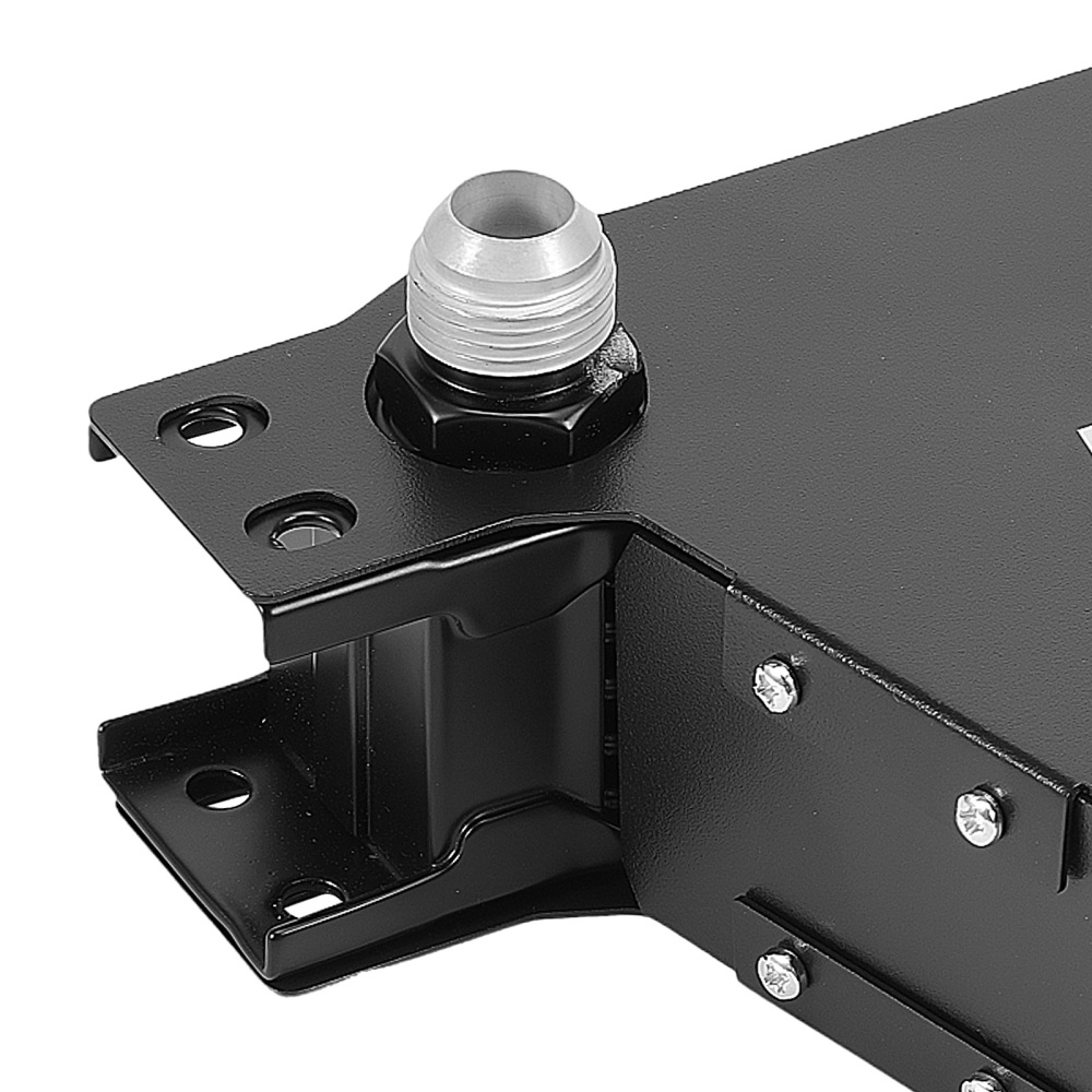 Kit Radiateur Huile Transmission 7 Rangées Universel AN10 Aluminium Thermostat