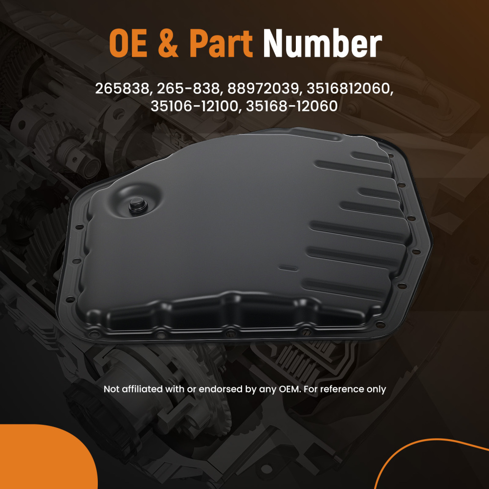 Transmission Oil Pan with Gasket compatible for Toyota Corolla Matrix 2003-2008 1.8L DOHC