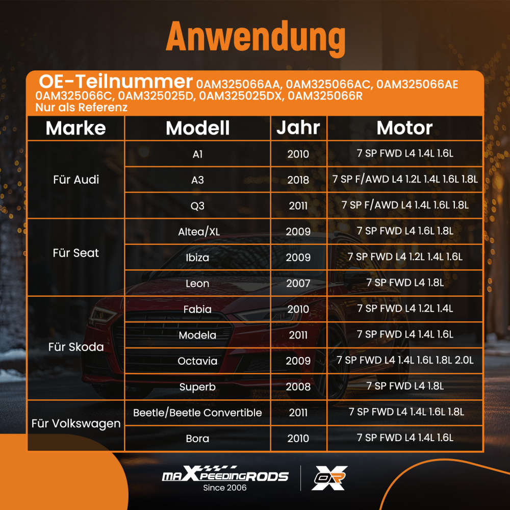 Transmission Valve Body + Repair Kit compatible for Fit For Audi VW Skoda DQ200 0AM325066AE