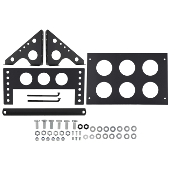 Metal Steel Bolt-in Battery Mounting Box Tray Bracket Hold Down Universal New