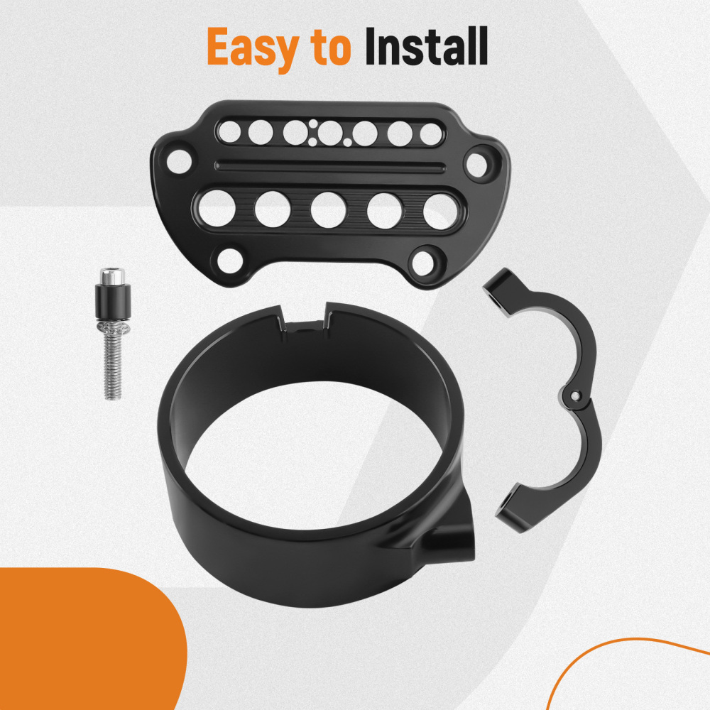 Side Mount Speedometer Bracket Relocation Cover compatible for Harley Sportster 1200/883
